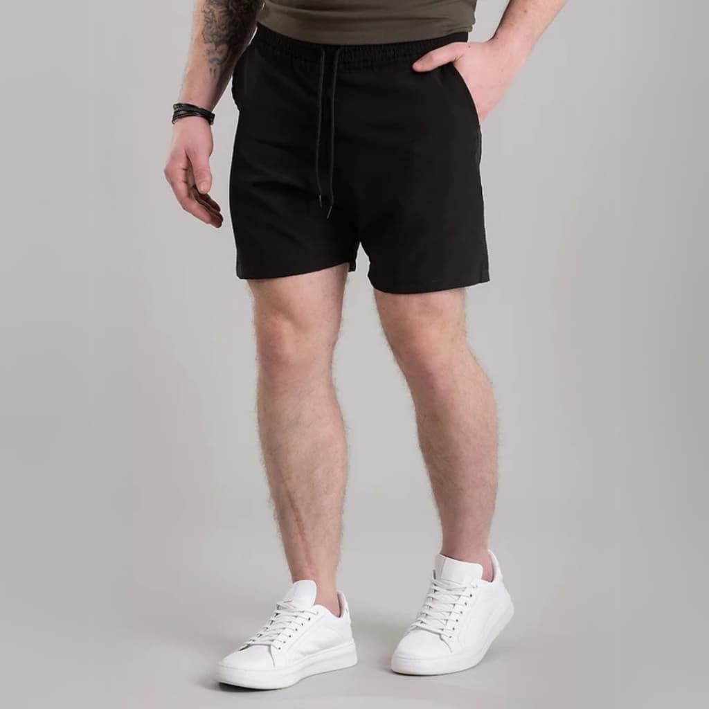 Kit 3 Shorts Masculinos Tactel com Elastano Envio Imediato 3 Bolsos e Secagem Rápida