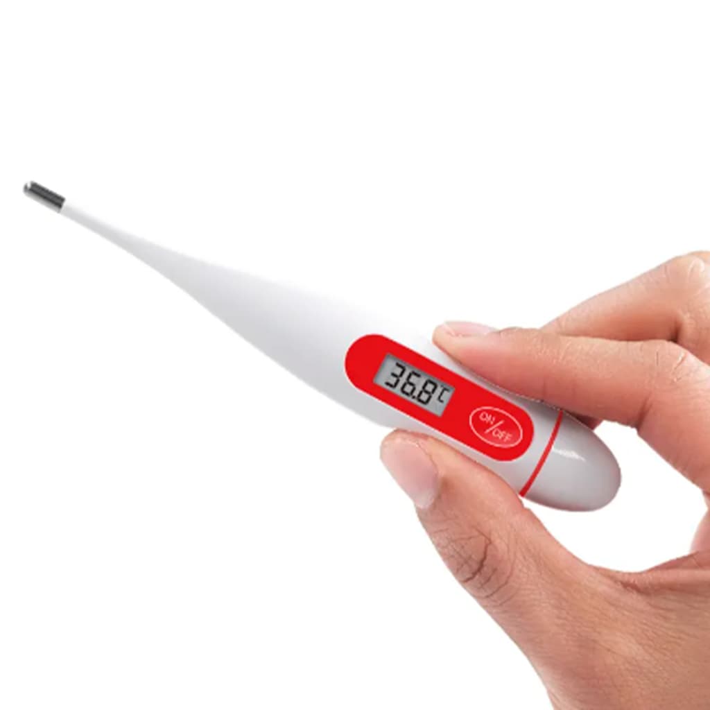 Termômetro Digital com mostrador grande Febre 60 Segundos Resistente A Água infantil/adulto