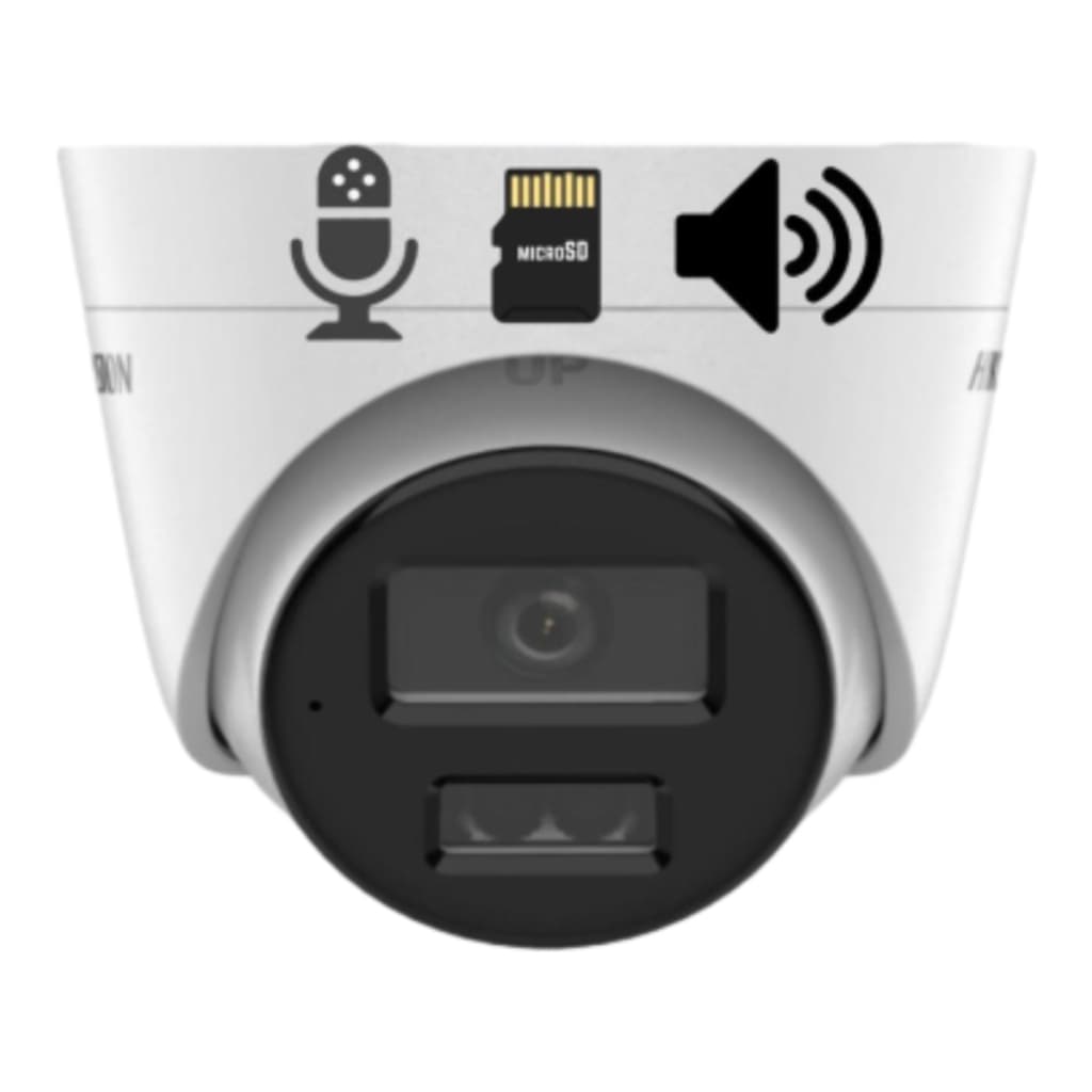 Câmera Ip 2mp Ds2cd1323g2liuf/sl  Hikvision  Áudio e Cartão