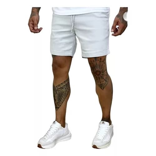 Bermuda Shorts Jogger Masculino Academia Treino Corrida Musculação Com Bolso Moletinho Leve Premium Confortável Varias C