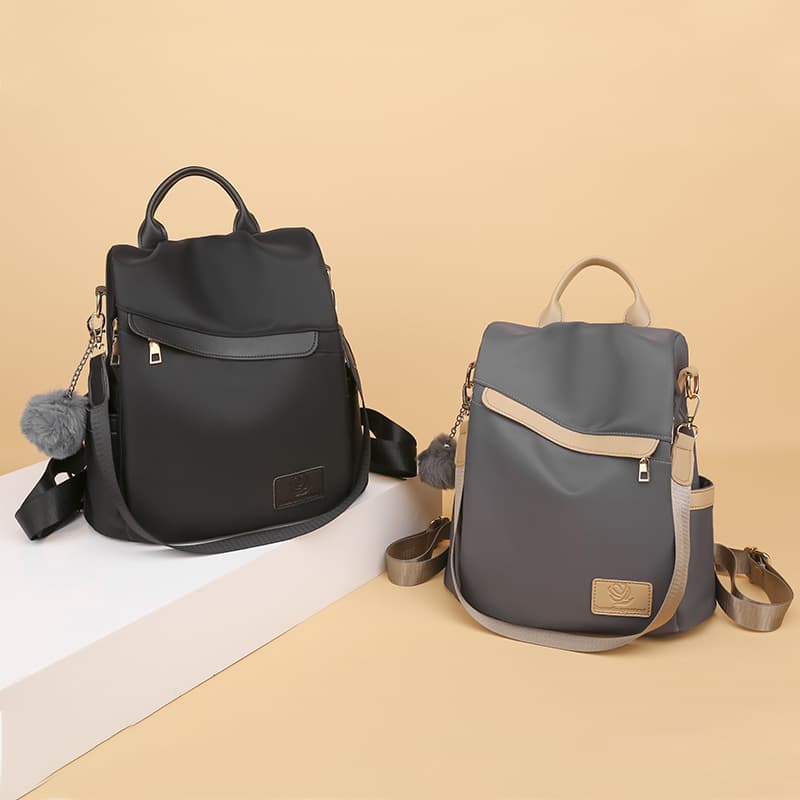 bolsa mochila Portátil de Poliéster da moda feminina Antifurto e à prova d'água
