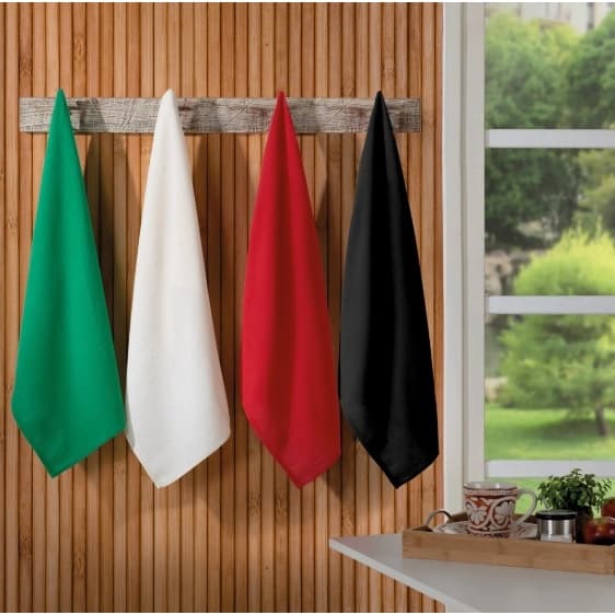 Pano de Copa Prato Sacaria Lomaer 50cm x 70cm linha  Cores kit 10 unidades