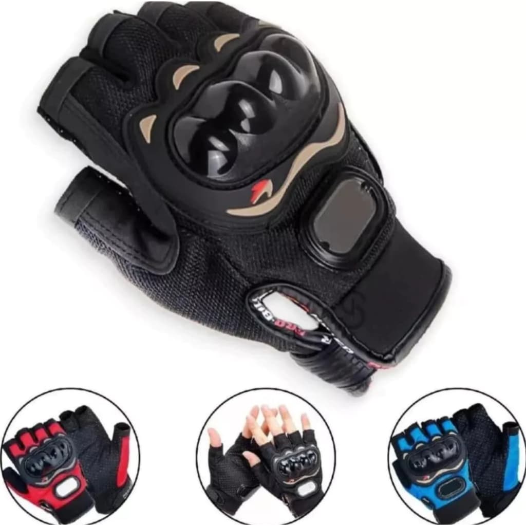 Par De Luvas Gel Para Ciclismo Dedo Curto Para Bike Bicicleta Moto Motociclista Skate