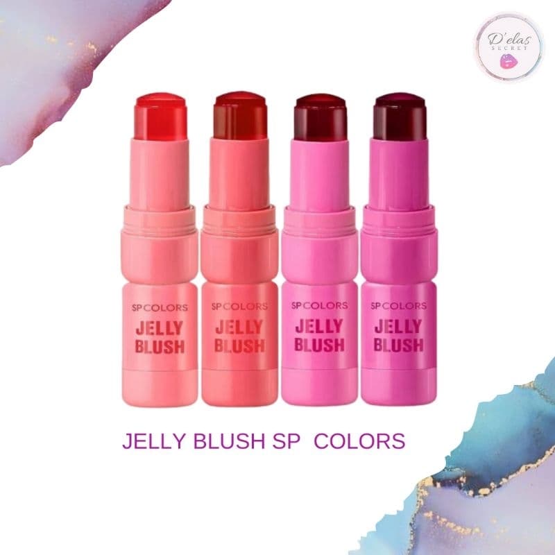 Jelly Blush Tint Blush Stick , Jelly Blush Stick Bastão p/ Lábios e Bochechas Gelatinoso SP Colors