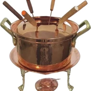 Aparelho de Cobre para Fondue