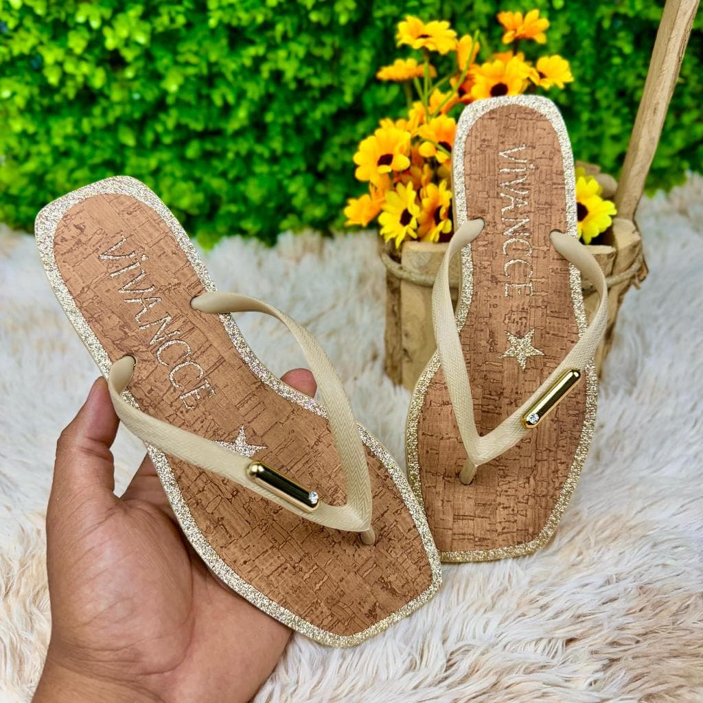 CHINELO FEMINO COM  GLITER leve e macio, sandália antiderrapante confortável