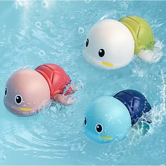 Brinquedo de Banho Tartaruguinha Nadadora Diversão na Água para Bebês