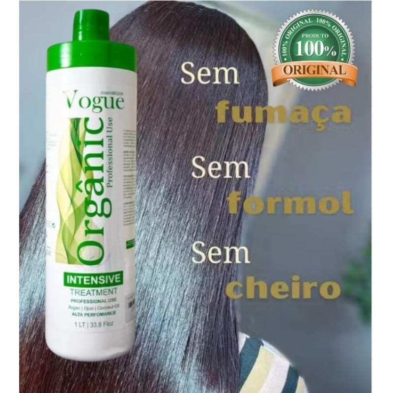 Progressiva Orgânica Sem Formol Organic Vogue 1L - Liso Extremo