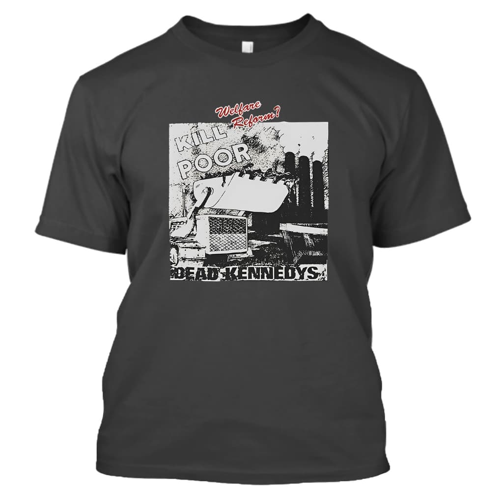 Camiseta Blusa T-Shirt Rock And Roll Punk Dead Kennedys Banda Musica Estampa Premium 100% Algodão