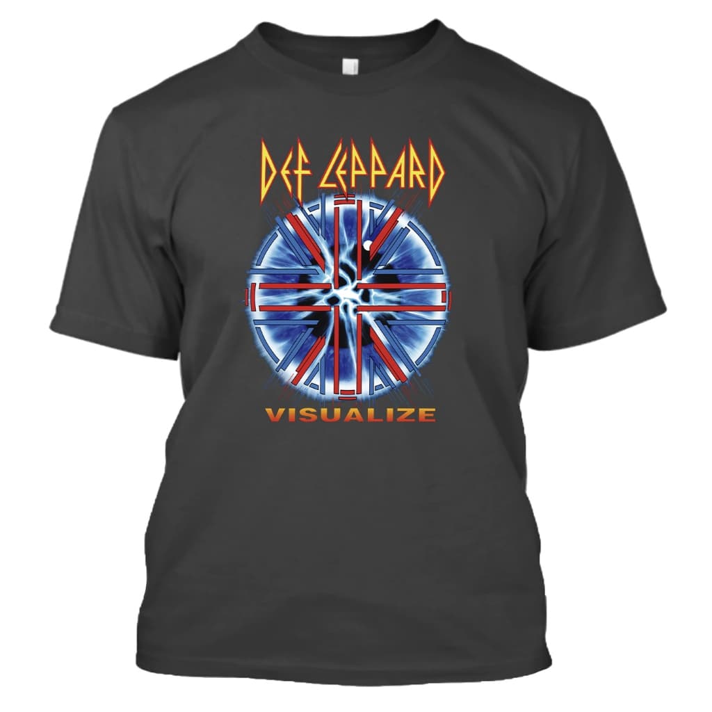 Camiseta Blusa T-Shirt Rock And Roll Hard Def Leppard Banda Musica Estampa Premium 100% Algodão