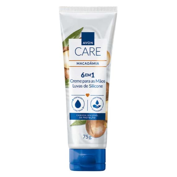 Luvas de Silicone Creme Protetor para as Mãos Macadâmia