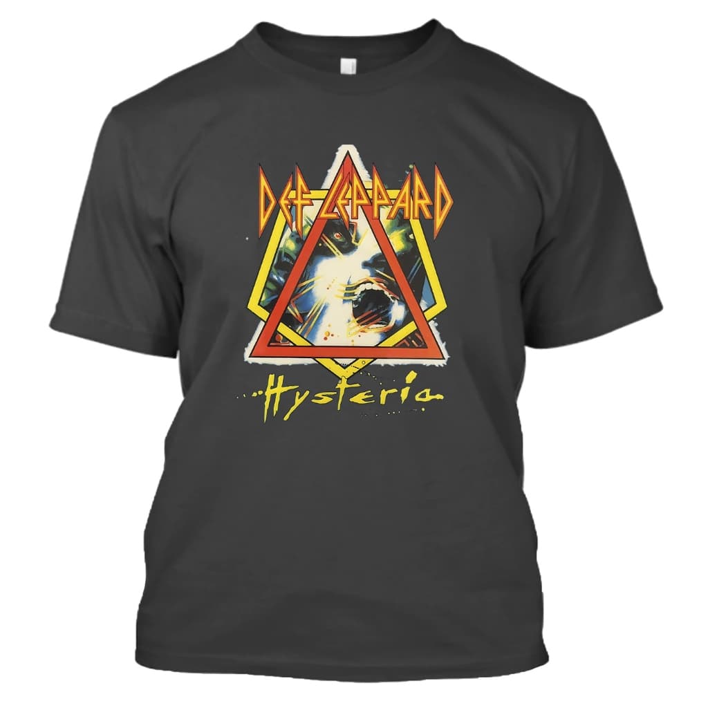 Camiseta Blusa T-Shirt Rock And Roll Hard Def Leppard Banda Musica Estampa Premium 100% Algodão Leve