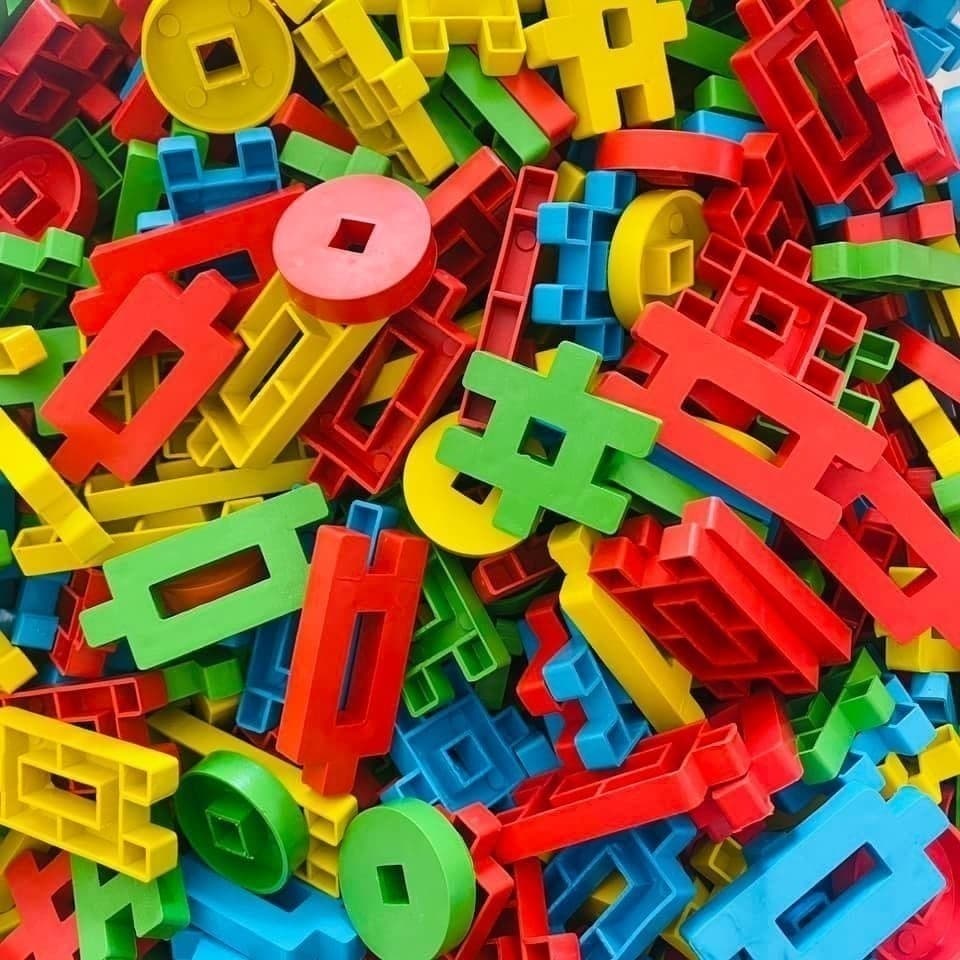 1000 Lig Barras Coloridas Brinquedo Criativo De Montar Infantil Super Divertidas Facil de Montar