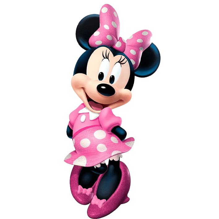 20 apliques Minnie Rosa (temos outros temas)