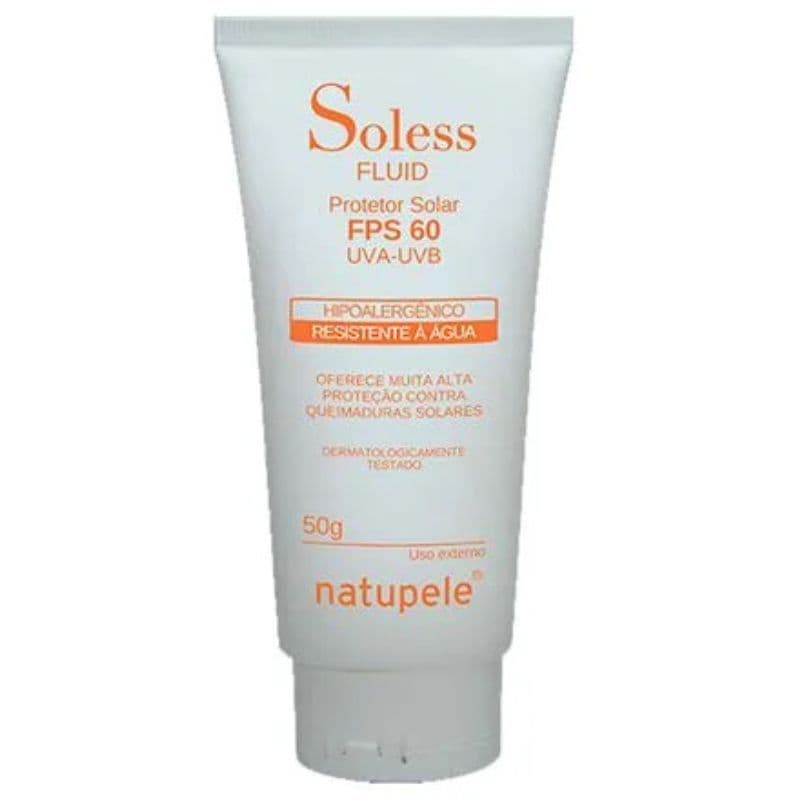 Soless Fps 60 Uva-Uvb Fluid Natupele - Protetor Solar 50g