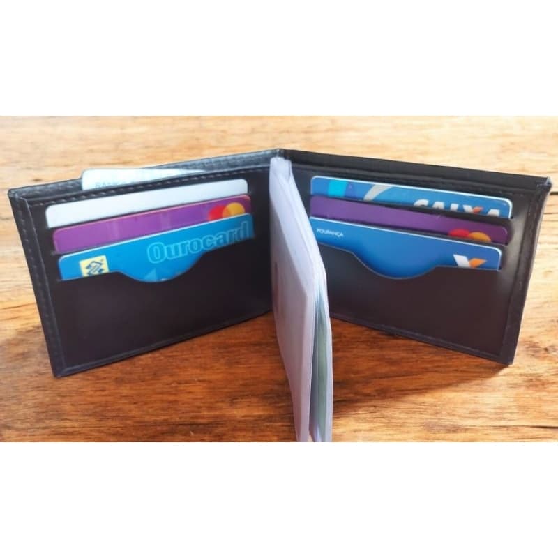 Carteira masculina social slim