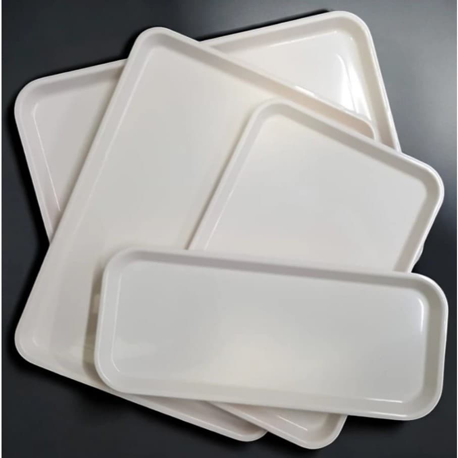 Bandeja Branca P/ Comidas Bebidas Decoração Centro de Mesa Artigo de Cozinha