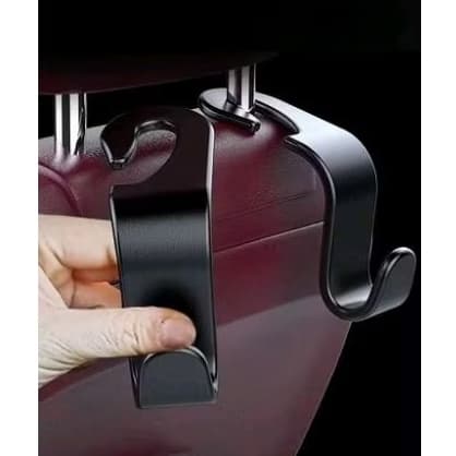 Suporte para Sacola de Carro – Gancho Universal para Banco Traseiro, Ideal para Bolsas e Compras - Kit com 2