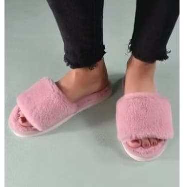 Chinelo Felpudo para Inverno Rosa – Tamanho 37, Confortável e Aconchegante