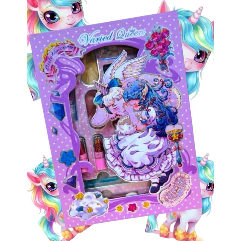 Kit Maquiagem Little Unicorn Varied Queen