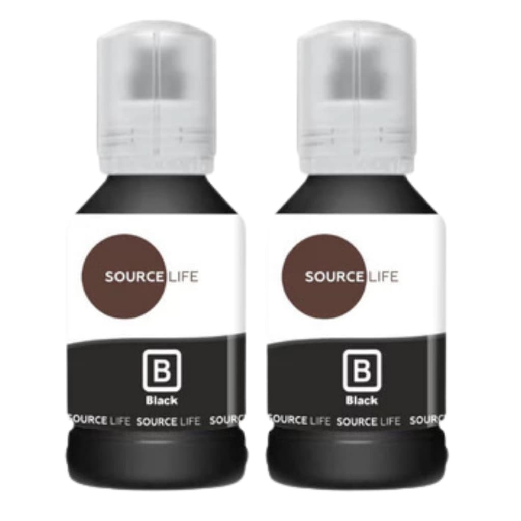 2 Refil de Tinta Preta Compatível Epson 504 T504 L4150 L4150 L6161