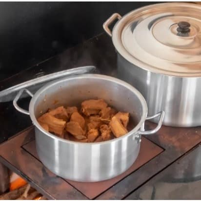 Caçarola Panela Profissional Alumínio Reforçado N30– Alta Resistência para Cozinha e Restaurante