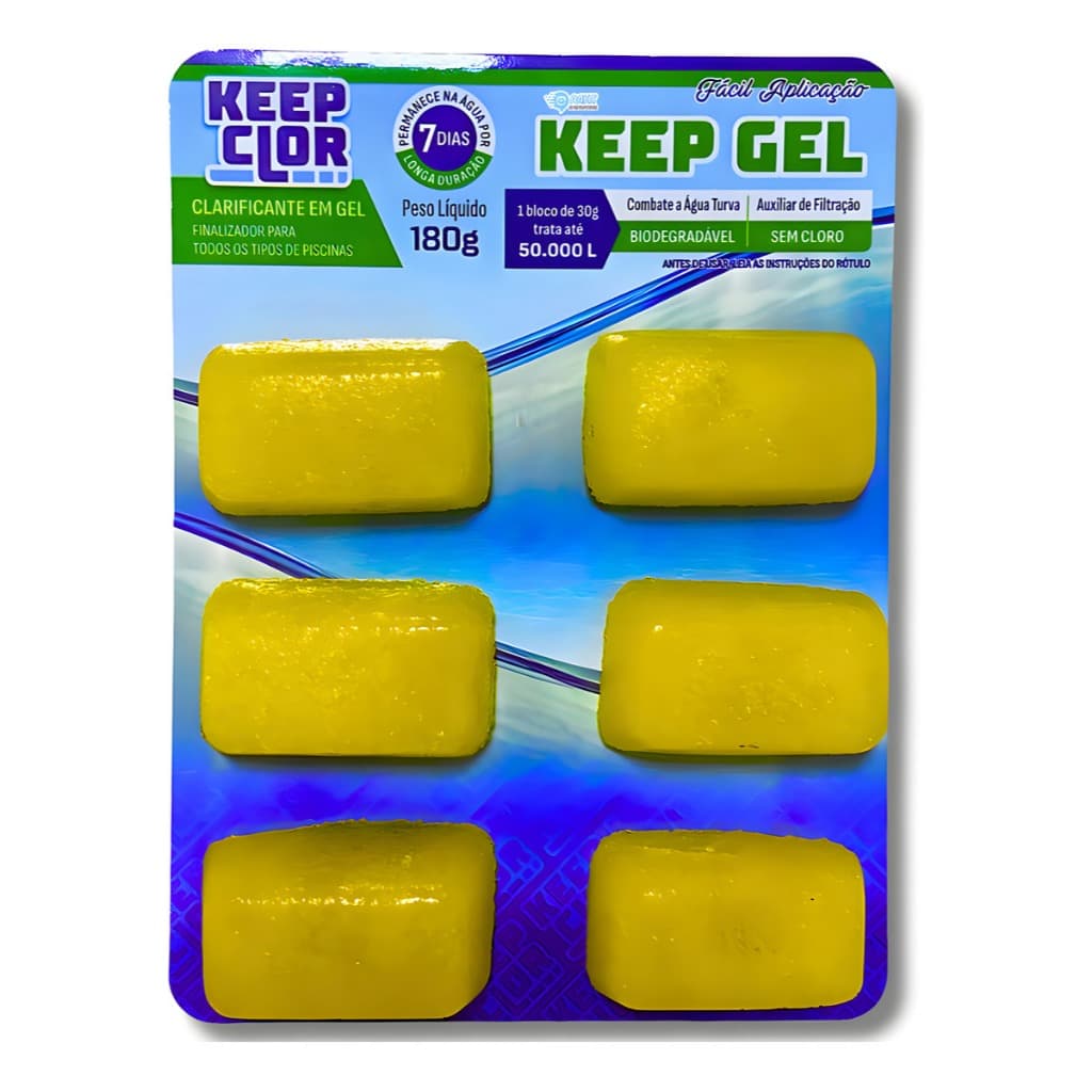 Clarificante finalizador Keepclor pastilha em gel 180g