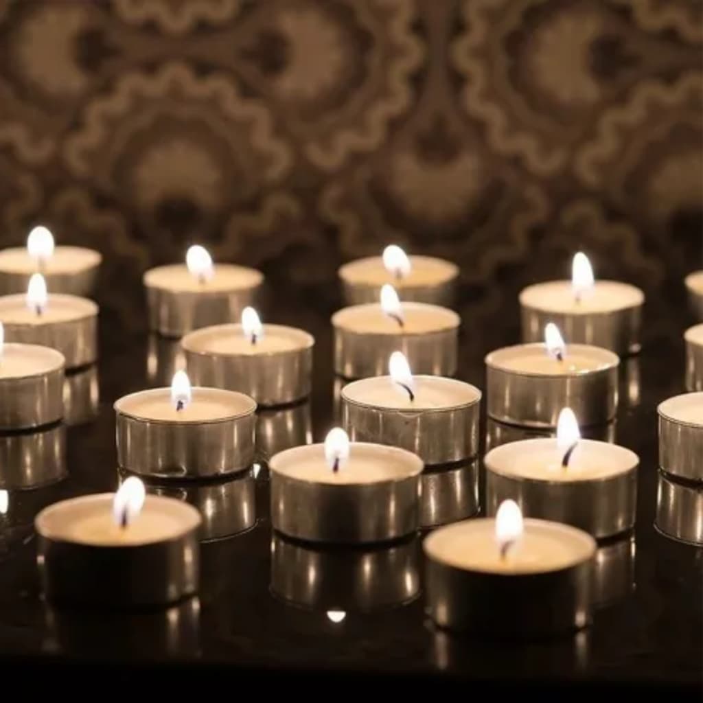 Kit 10/20/30 Velas Casamento Festa Jantar Decoração Vela Enfeite Luz Indireta Clássico Base Alumínio