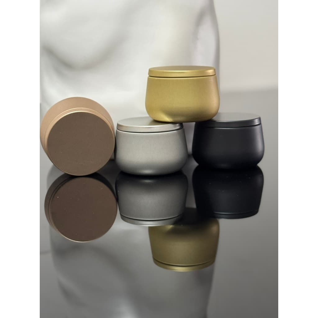 Kit 10 e 20 Lata Fracos De Metal 120g Para Velas Aromáticas Decoração