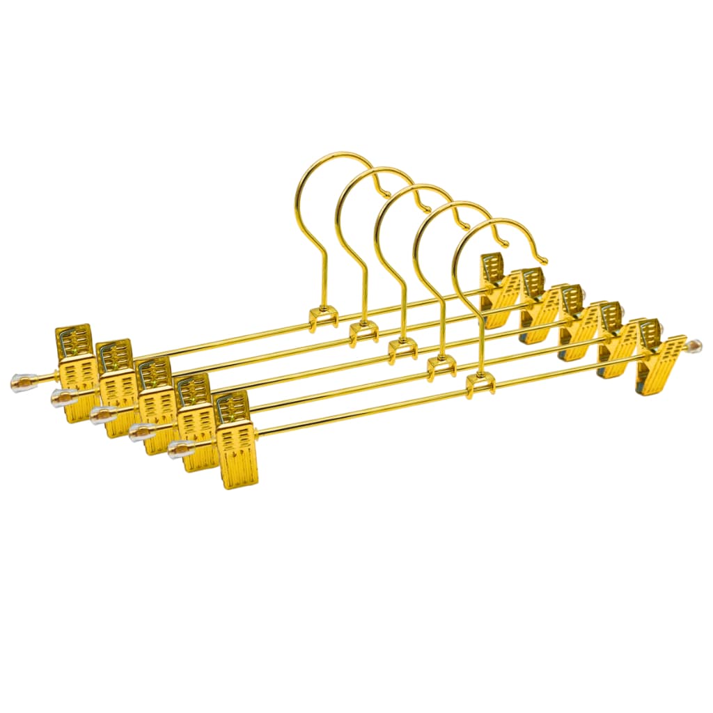 50 Peças Cabide Presilha Dourado Ouro Metal Importado Reforçado