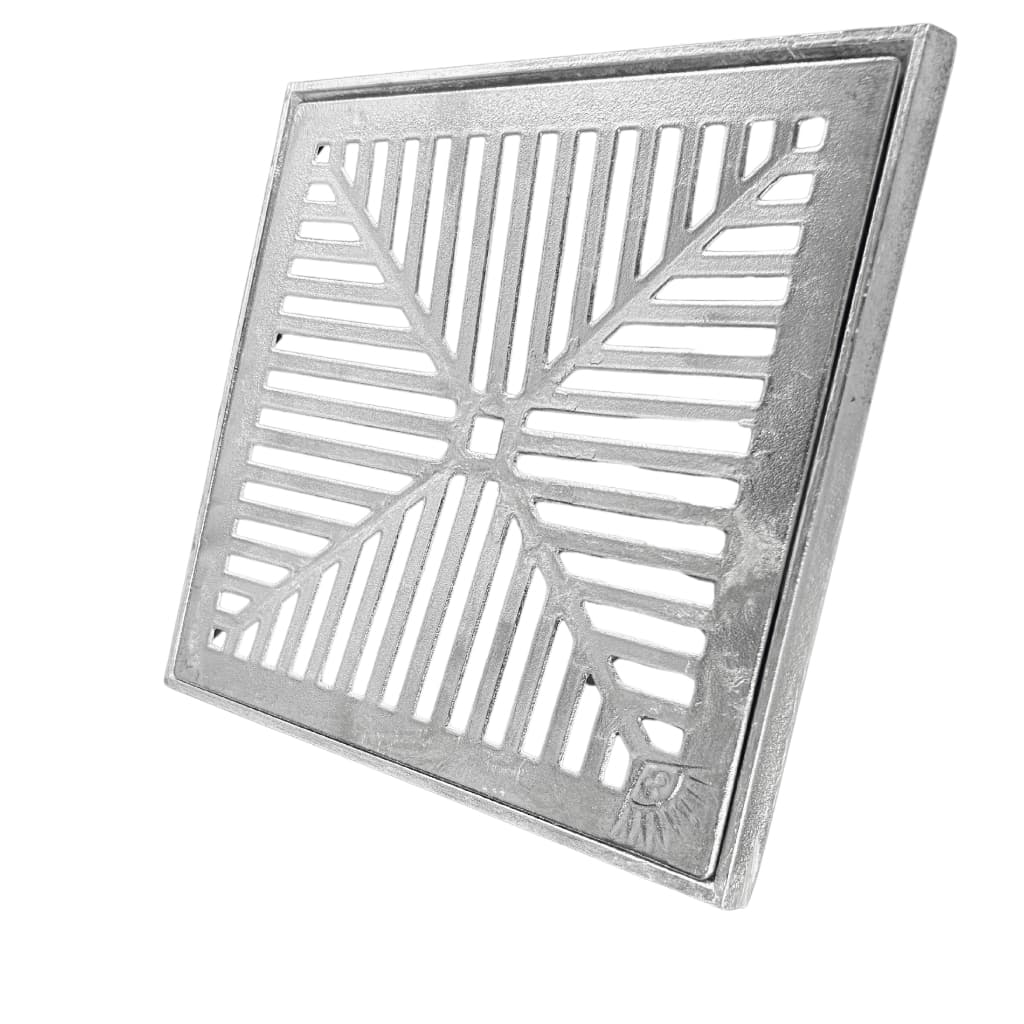 Ralo Guvi Grelha Com Suporte Aro 30x30 Em Alumínio Côncava COM/SEM Tela- Anti-Inseto