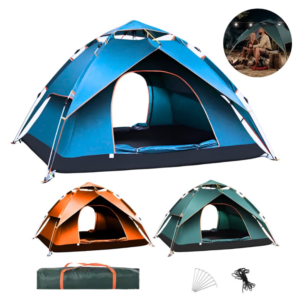 Barraca Camping Impermeável 4 ou 6 Pessoas Modelos Automática ou Manual