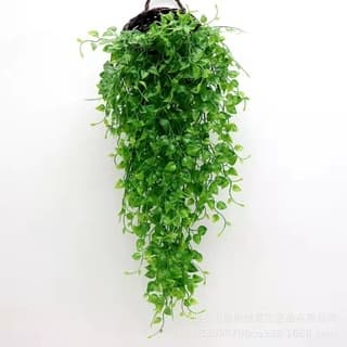 Planta Pendurada Verde Artificial Planta Bambu Parede Varanda FL6700