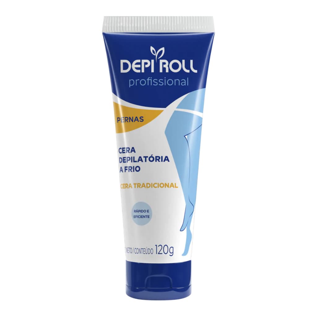 Cera Depilatória DepiRoll Fria Tradicional Bisnaga 120g