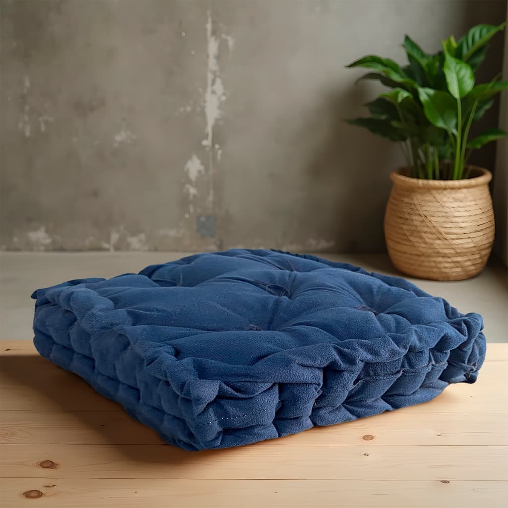 Almofada Futon Roma para Banco e Palhetes de Madeira Tecido Sued 40X40x12 cm