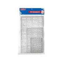 REGUA NORMOGRAFO WALEU maxcril cristal
