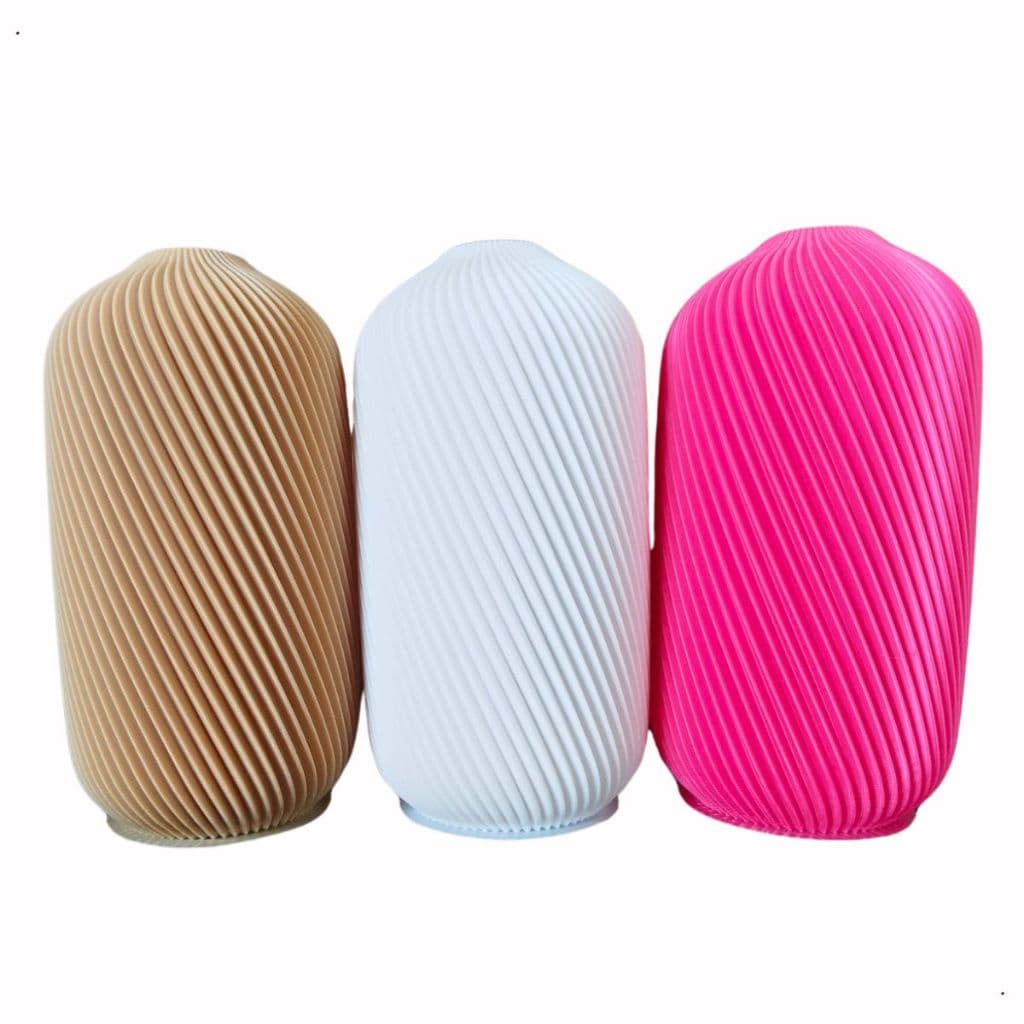 Jogo De Vasos Moderno Elegante Luxuoso Branco Marrom Rosa