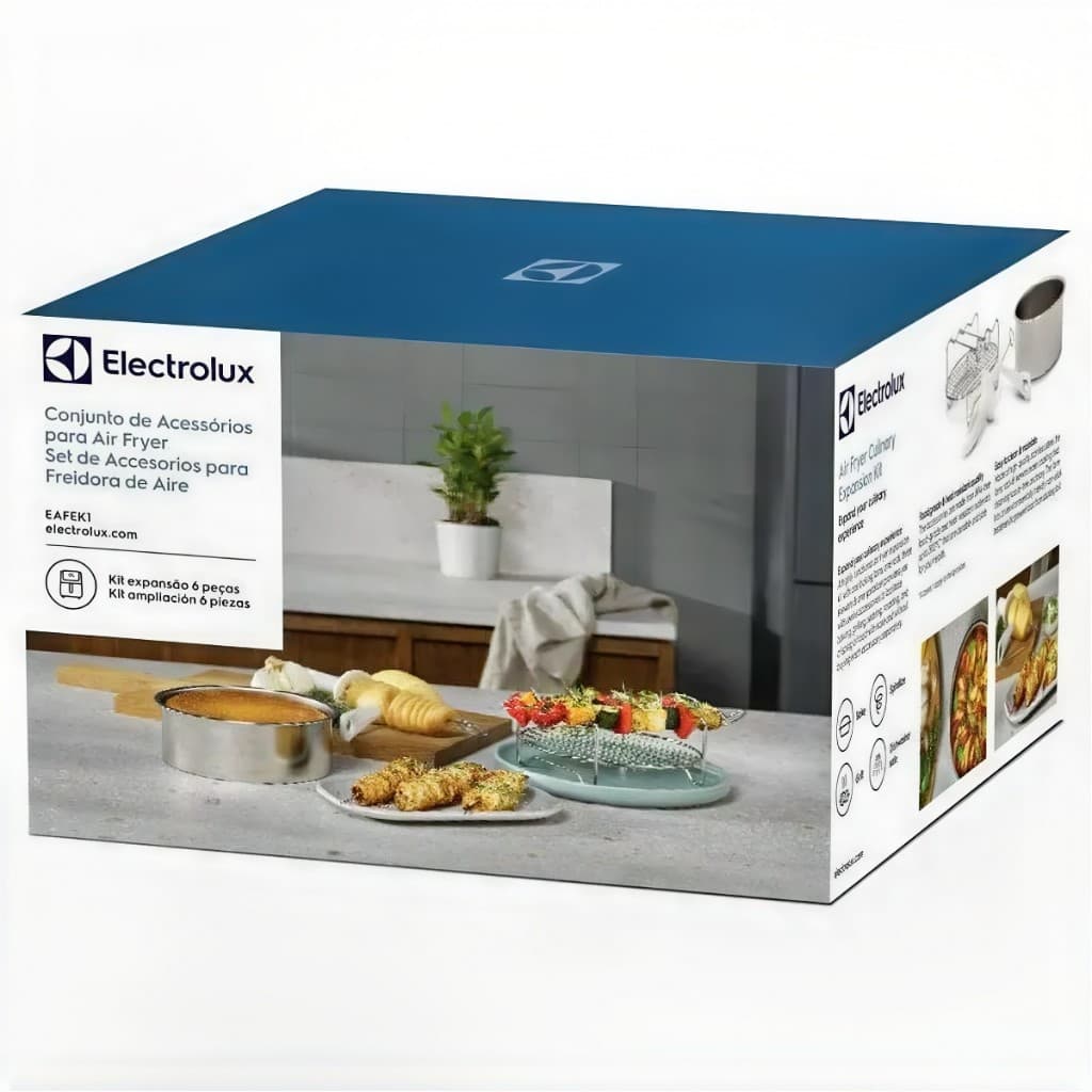 Conjunto De Acessórios P/ Airfryer Kit Expansão Electrolux