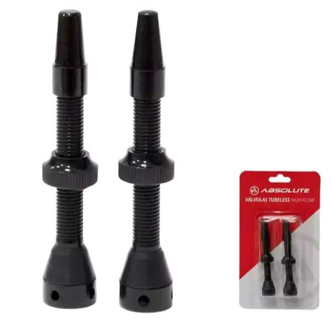 Bico Válvula Tubeless Presta 48mm Aluminio High Flow Absolute