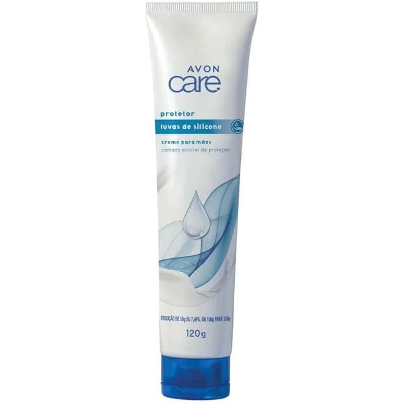Creme Protetor para as Mãos Luvas de Silicone Avon Care - 120g