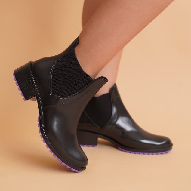 Bota Galocha Feminina Injetada Em Pvc Barato Várias Cores Com Palmilha