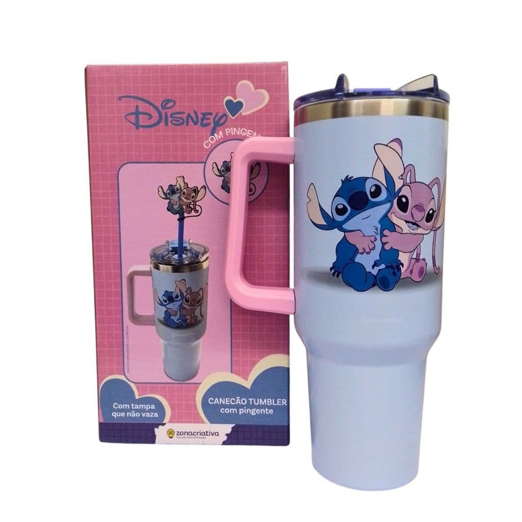Canecão Térmico Tumblr Stitch Namorados - 1,15L