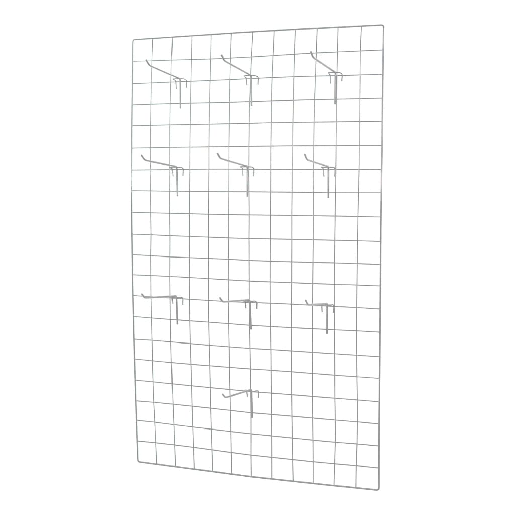Kit Tela Memory Board Painel Aramado 60x100cm + 10 Ganchos 15cm