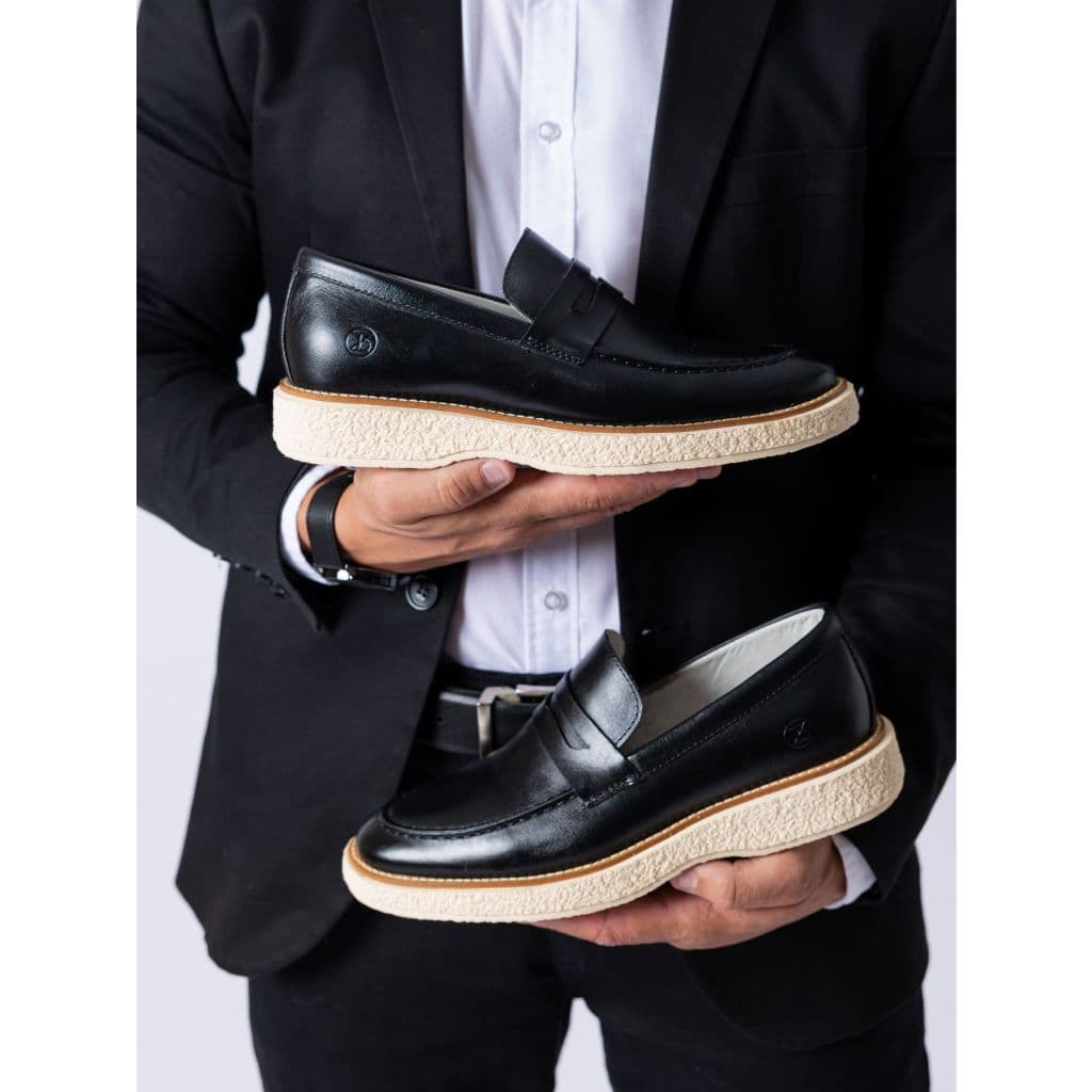 Sapato Mocassim Social Massimo Sofisticação e Conforto em Couro Floater Evento Casamento Igreja Dia dos Pais