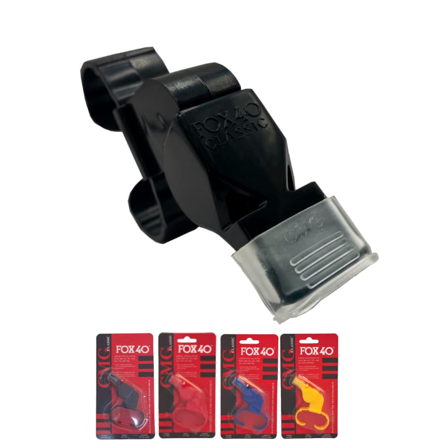 Apito Profissional de Futebol Fox 40 Classic com Dedal 115 Dcb