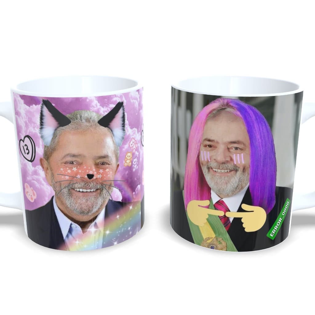 Caneca Personalizada Lula Meme Kawaii Exclusiva Presente