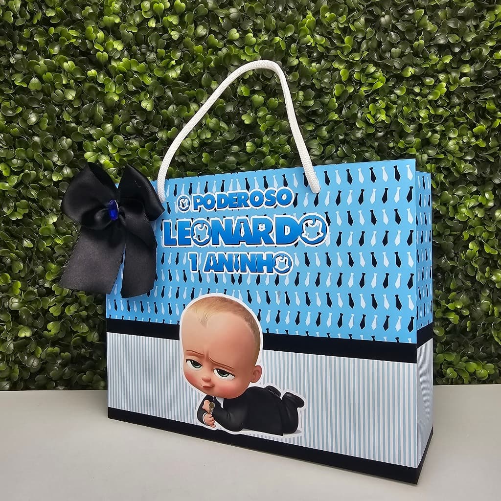 Sacolinha Horizontal PODEROSO CHEFINHO - Personalizados - Festa infantil - Aniversário - Lembrancinha