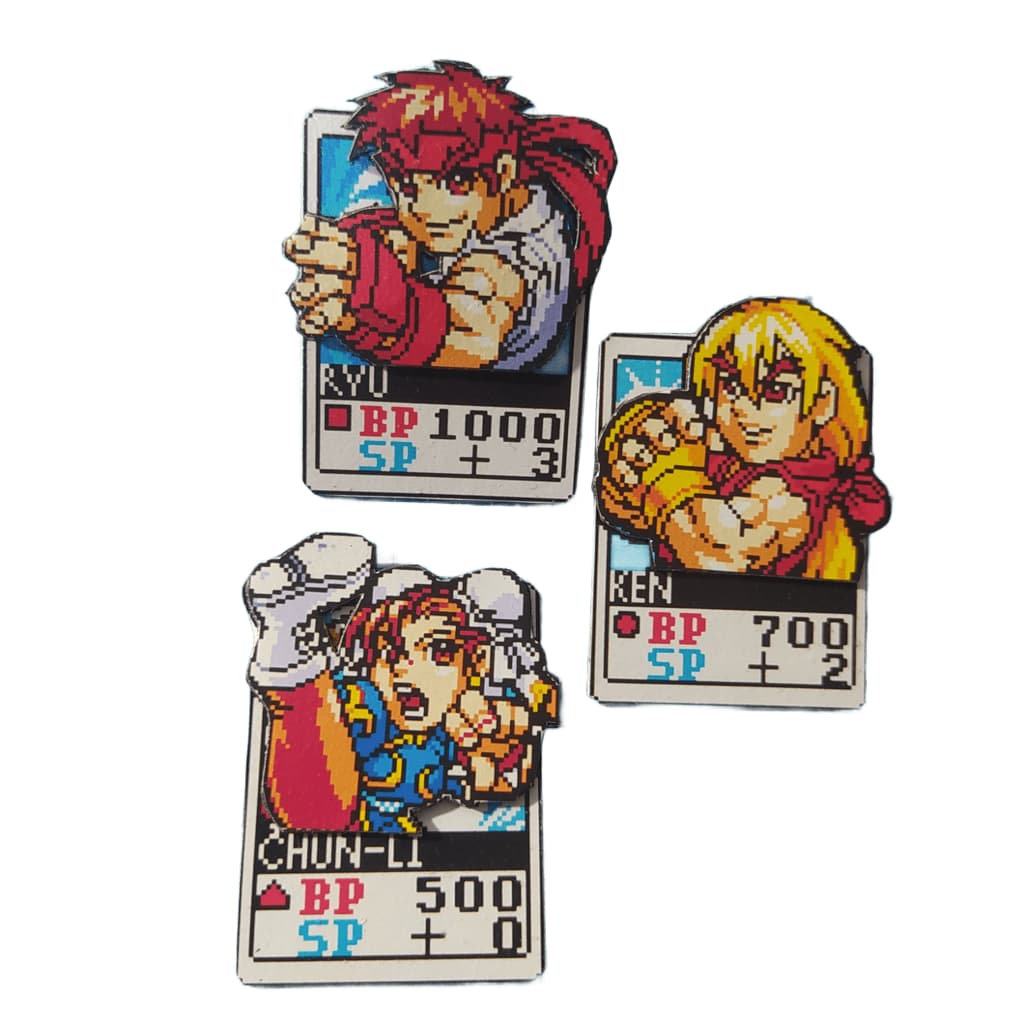 Pack de imas 3D Ryu Ken & Chun li - Street fighter 2 classico
