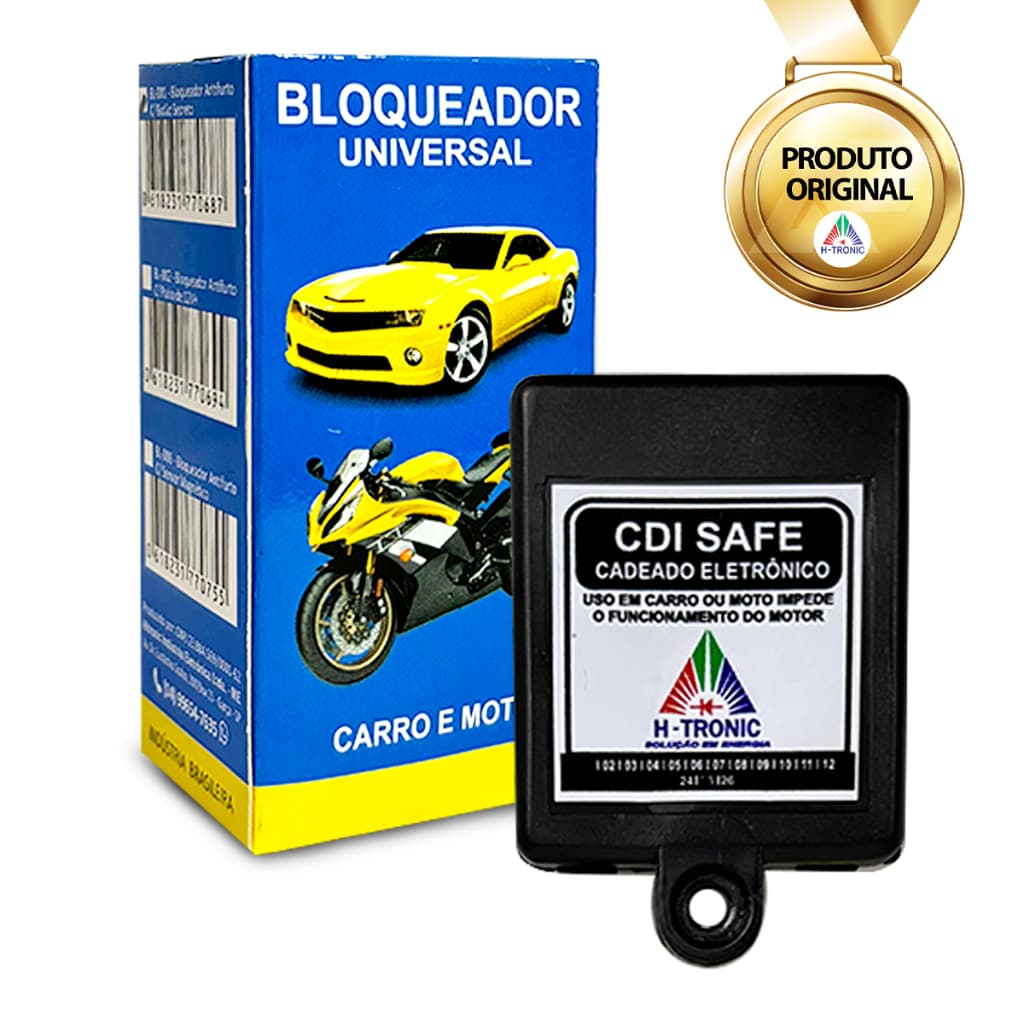 Bloqueador De Segurança Universal Antifurto Veicular