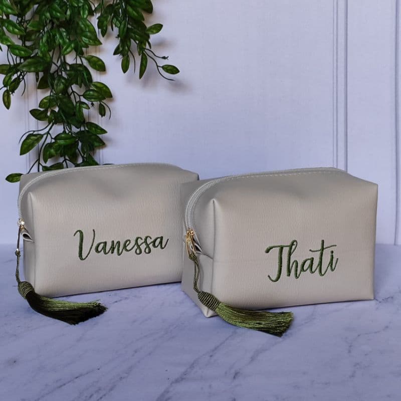 Kit 12 Necessaires Personalizadas com pingente Tassel